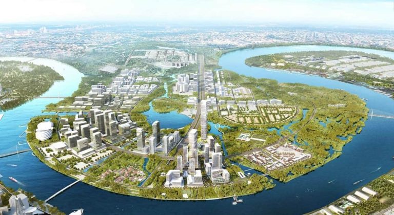 Bản đồ quy hoạch Thủ Thiêm mới nhất