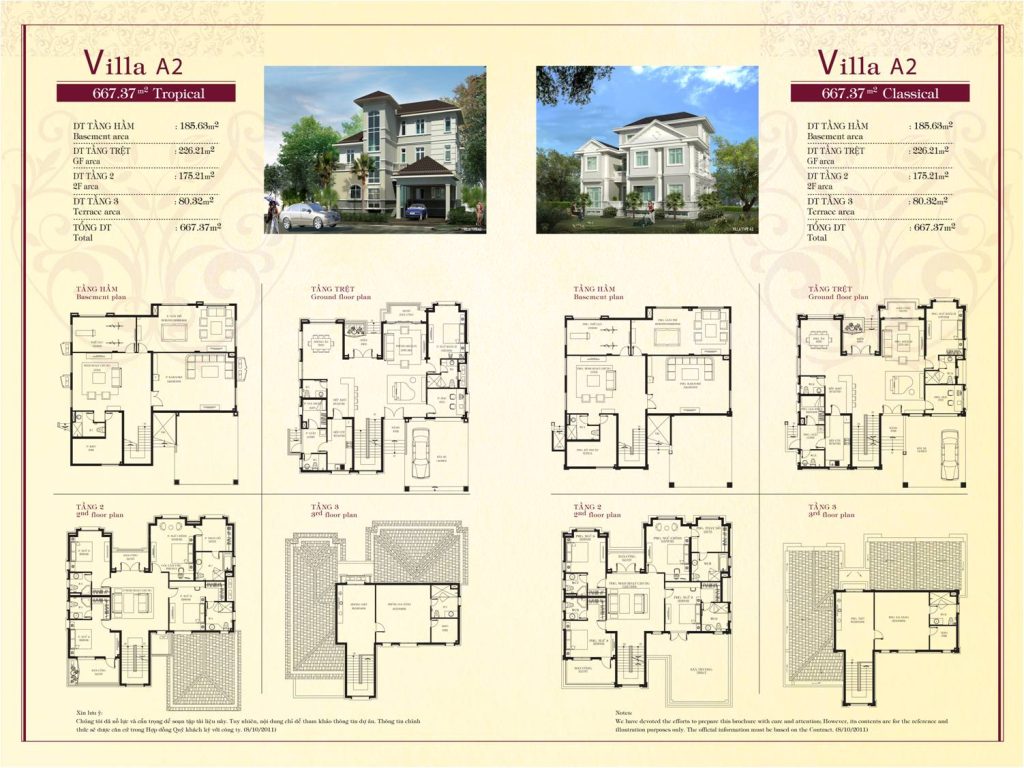 Biệt thự đơn lập Chateau kiểu A2