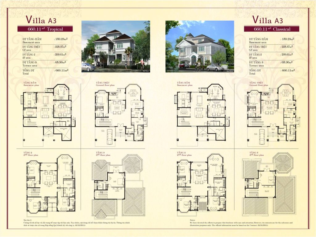 Biệt thự đơn lập Chateau kiểu A3