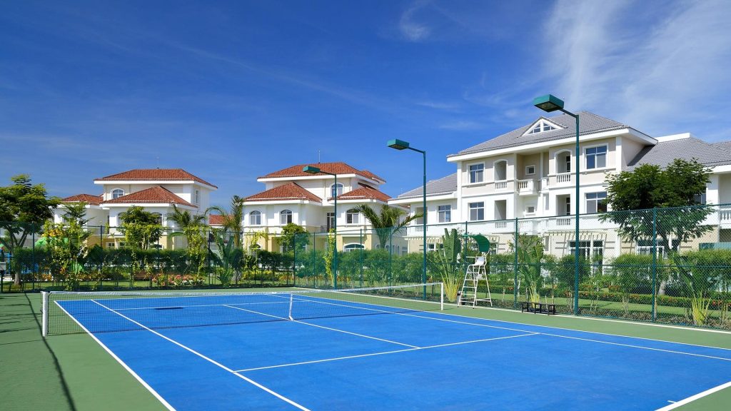 Sân tennis khu biệt thự Chateau