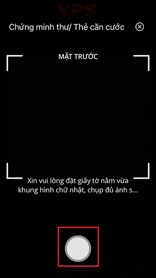 Chụp hình cccd 2 mặt
