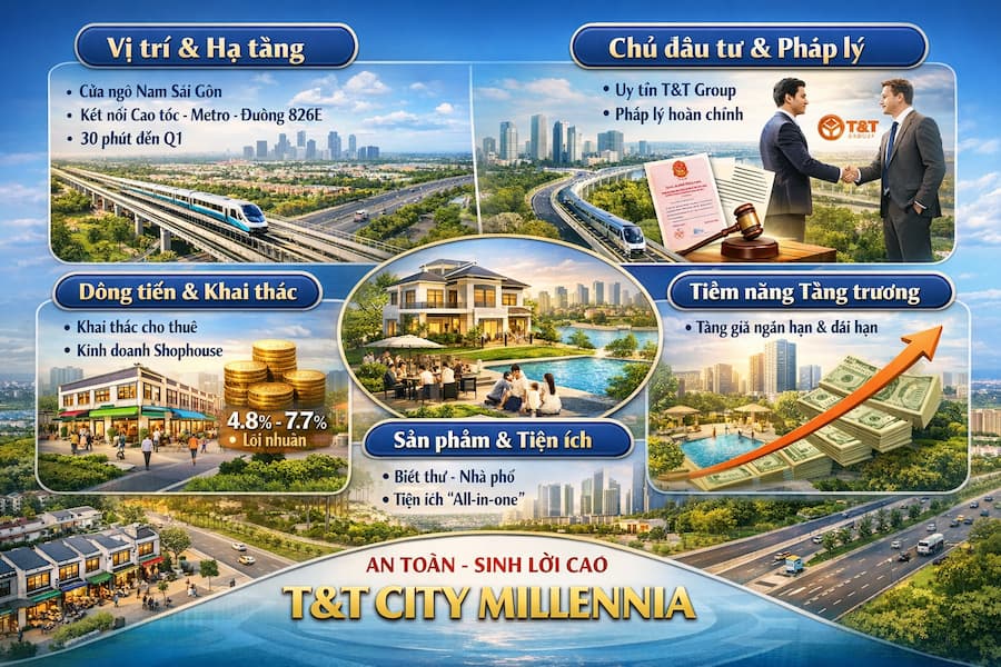 Tiềm năng đầu tư T&T city Millennia
