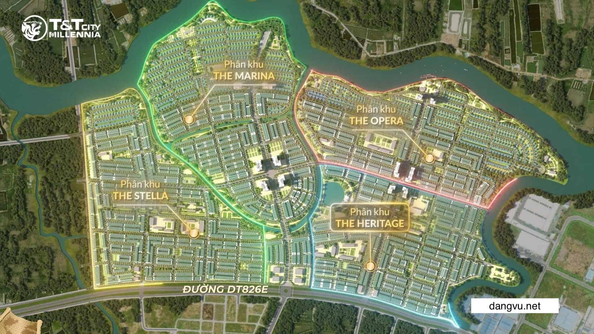 Mặt bằng T&T City Milennia Long Hậu